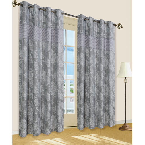 Ophelia & Co. Crawfordsland Eyelet Room Darkening Curtains Wayfair.co.uk